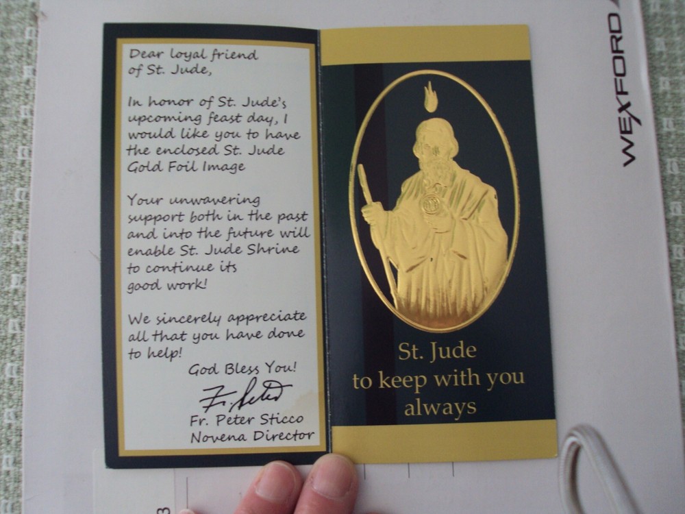 ST. JUDE PRAY FOR US PRAYER PAMPHLET #REL