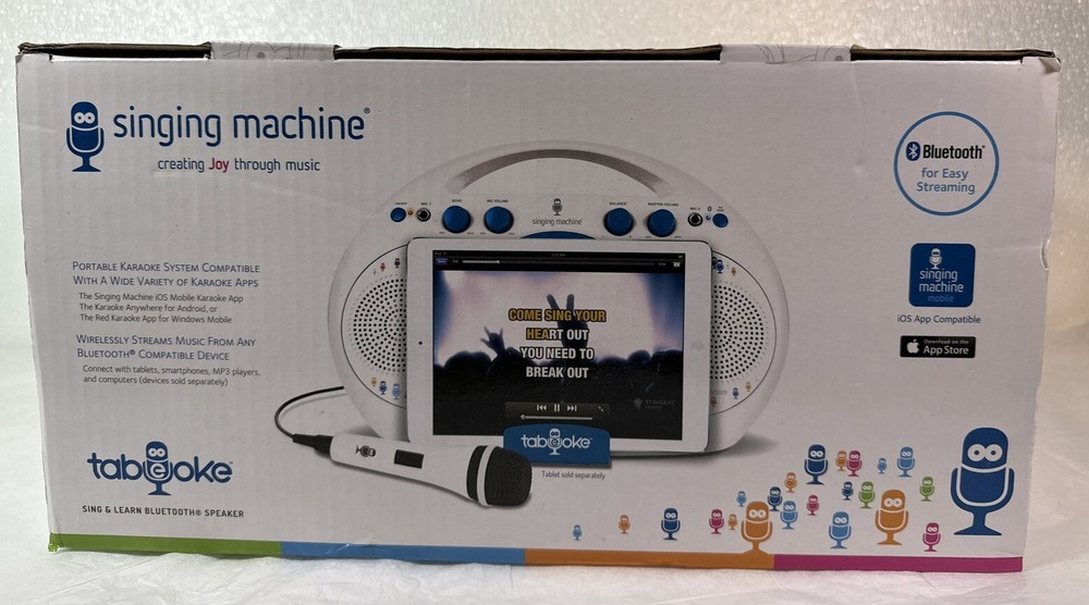 NEW Karaoke Machine Bluetooth Microphone Portable singing machine Speaker System