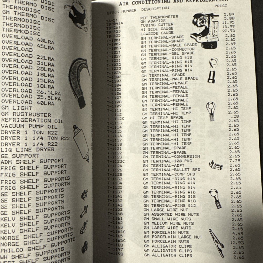 HAP Appliance Parts Catalog 1983