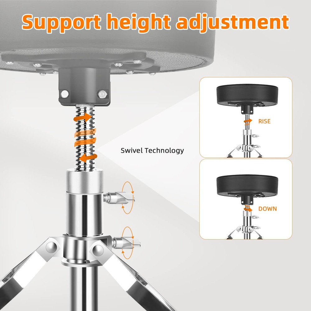 Drum Throne Seat,Adjustable Stool Drum Universal Thick Padded Drum Throne Dru...