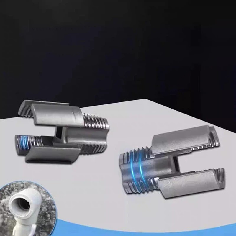 2pcs Integrated Internal & External Pipe Threading-Tool,PVC Pipe Threader Kit