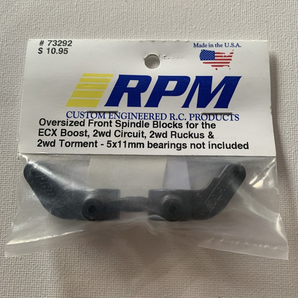 RPM Oversized Front Spindle Blocks 73292 NEW