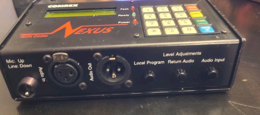 Comrex Nexus ISDN Codex WITH POWER SUPPLY, plate mounted. Tested and Working.