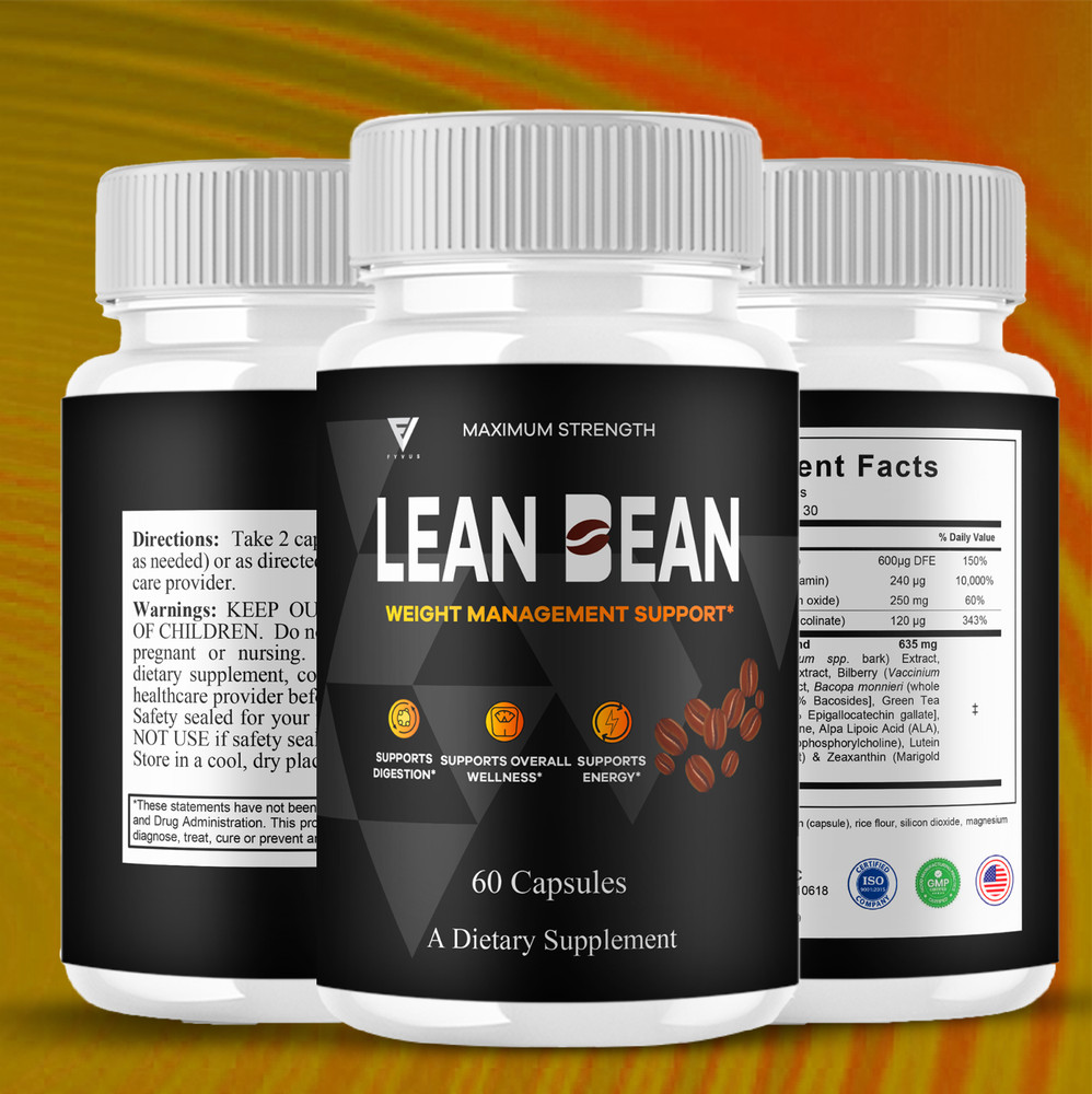 (5 Pack) Lean Bean Supplement, LeanBean Maximum Strength Capsules (300 Capsules)