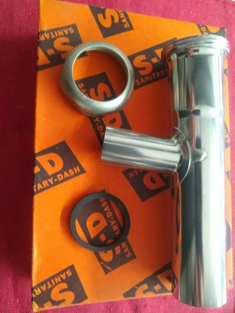 Satin Y Branch tail piece 1 1/4" x 6"