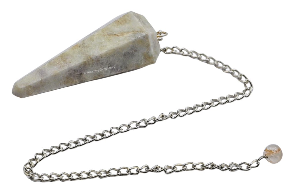 Hackmanite Dowsing Crystal Pendulum