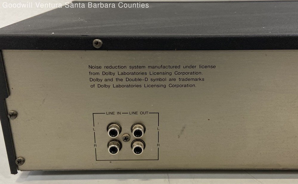 Vector Research VCX-350 Double Cassette Deck Player Working