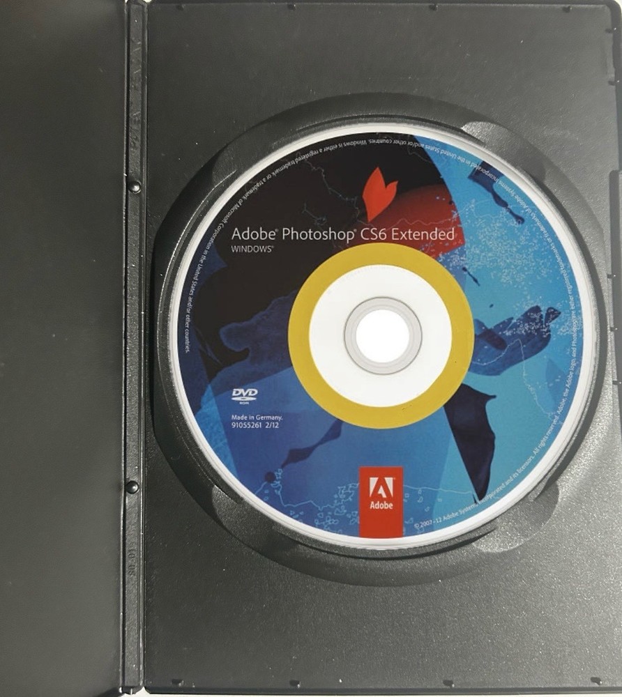 Photoshop CS6 Extended DVD - Windows Version