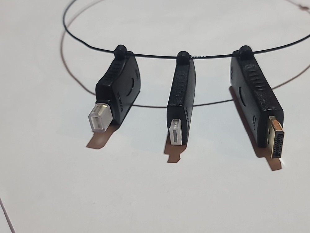 Universal HDMI Adapter Ring Kit Security Loop DisplayPort Mini dp & USB-C