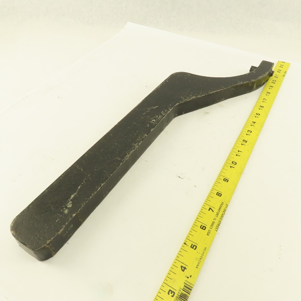 4" OD Solid Hook Spanner Non Adjustable 1/2" Pin 20" OAL