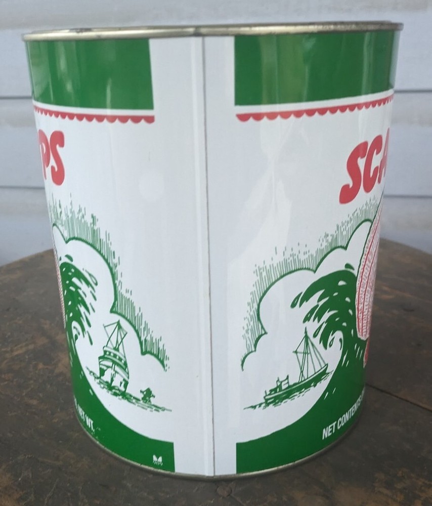 Vintage S And S Cold Storage Scallops Tin
