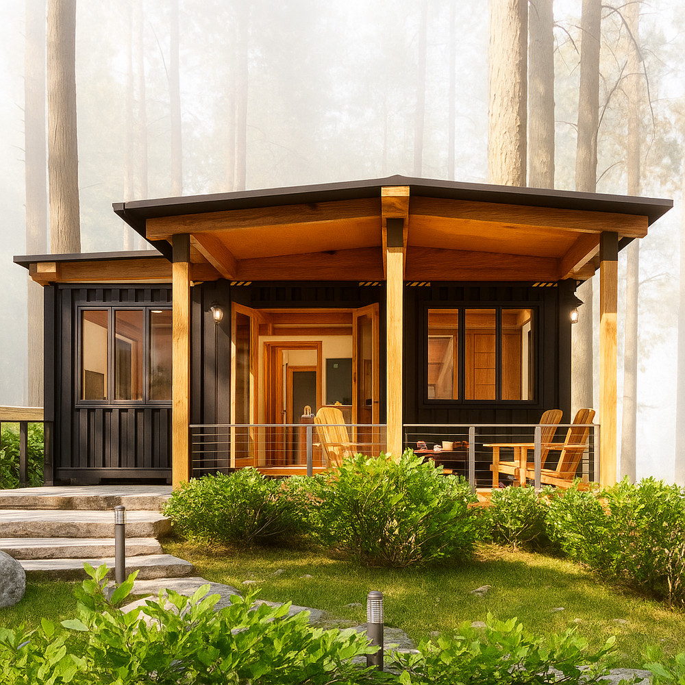 Container house plans - 3 bedrooms - 1 bathroom  - Digital PDF File