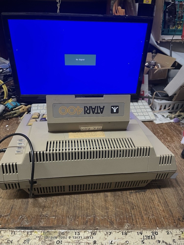 Atari 400 48k Of Ram & Power Supply Working