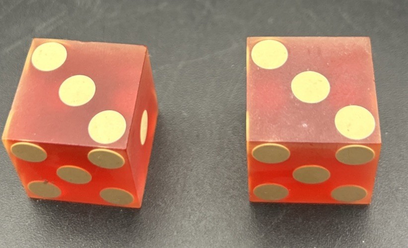Pair Hotel Showboat Casino Dice