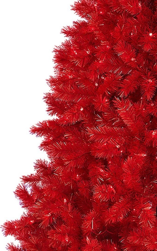 Treetopia Red Pre-Lighted Artificial Christmas Tree 6 ft with Red Lights