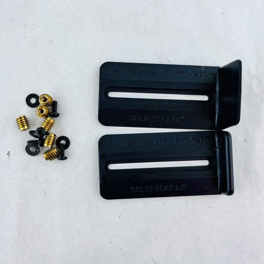 Jay Medical Adjustable Solid Seat Lip Kit M-285 Black