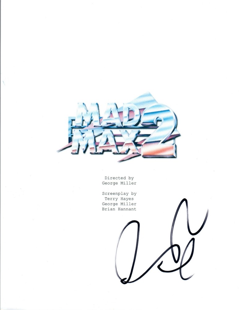 George Miller Signed Autographed MAD MAX 2 Movie Script COA AB
