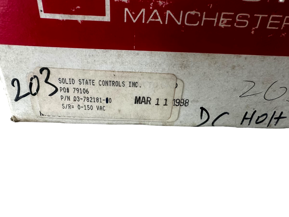 Modutec AC Volt Meter Solid State Controls Inc. 03-782181-00