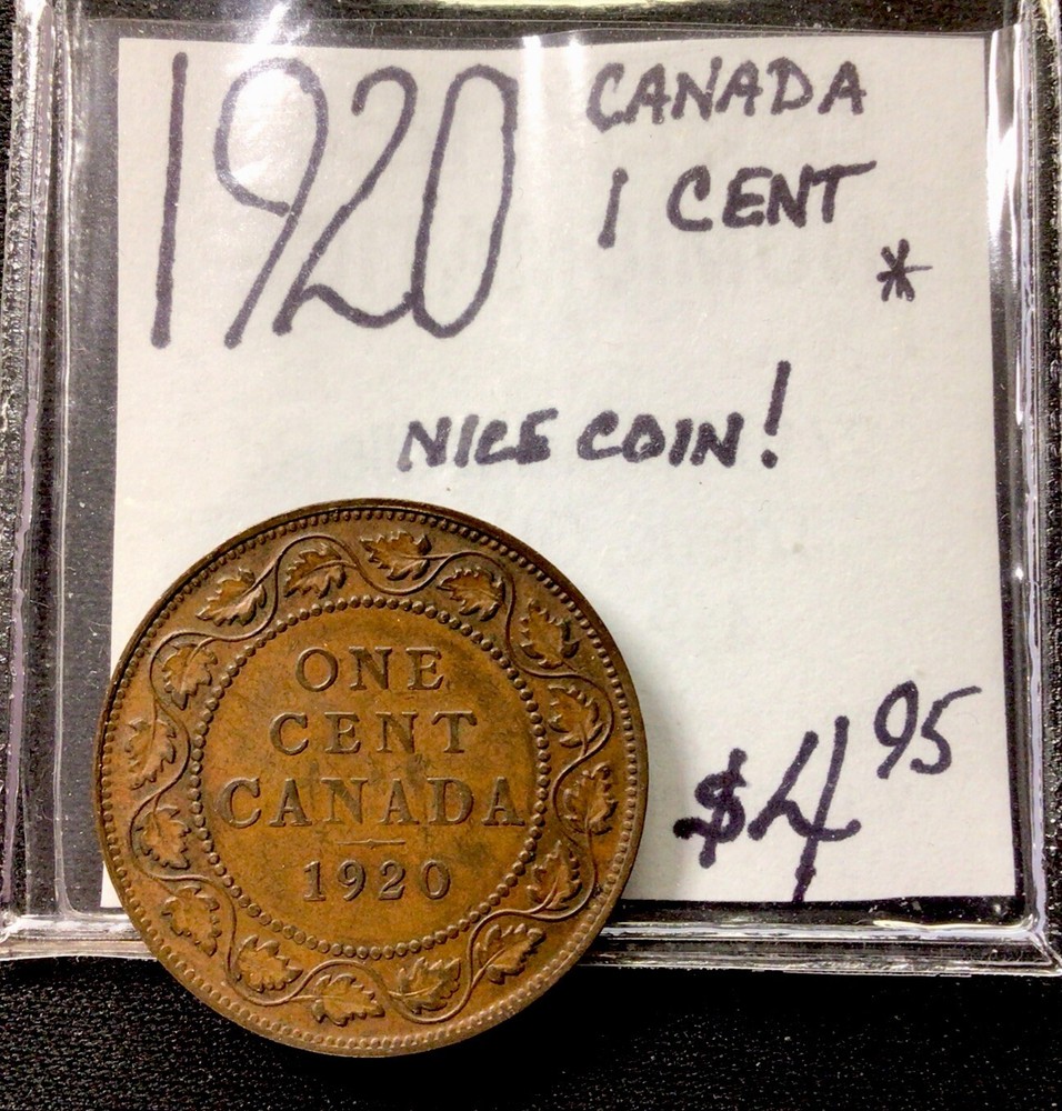 1920 Canada 1 Cent! Nice Coin! ENN Coin