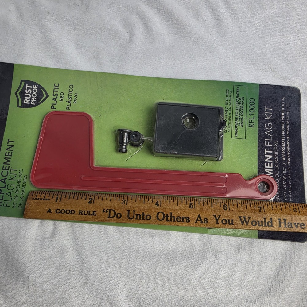 NEW Gibraltar Plastic Red Mailbox Flag Replacement Kit Post Mounted RFL10000