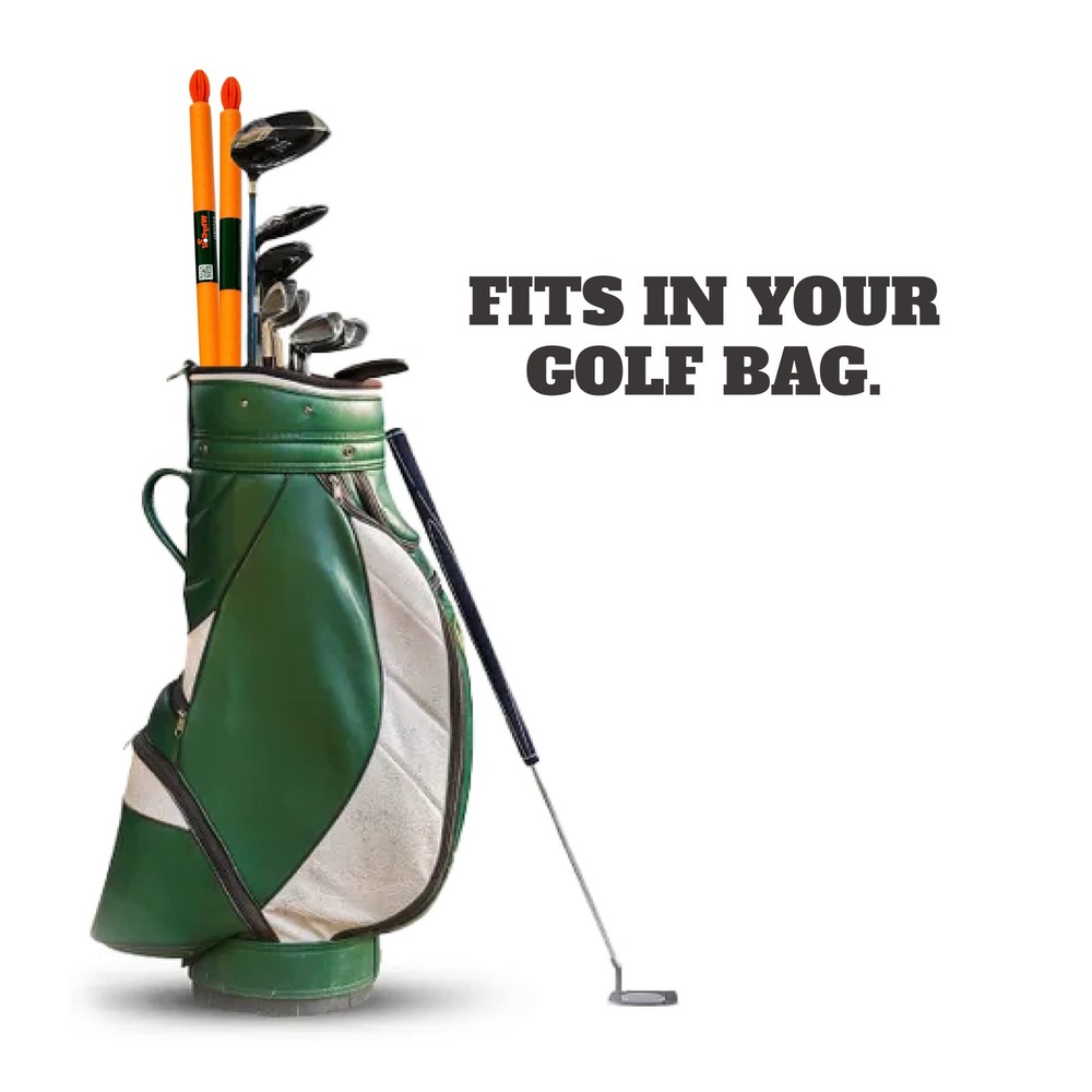 Padded Golf Alignment Rods | Create Golf Swing Trainer Angles Like pro Golf