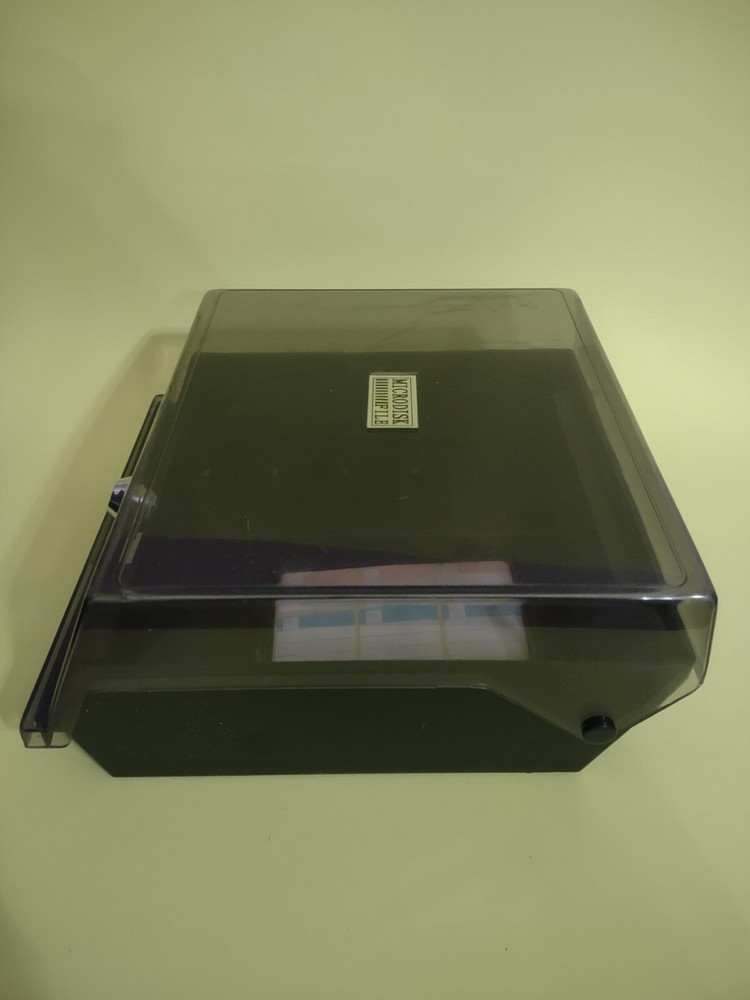 Micro Disk File Storage Container Verbatim For 3.5” Storage Disks Lockable Case