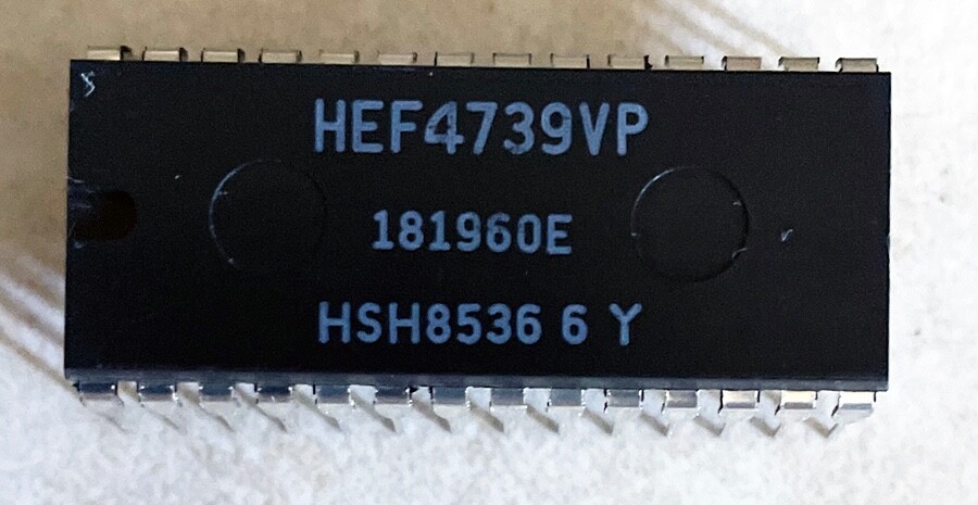 Philips HEF4739VP Digital Voltmeter Circuit - NOS