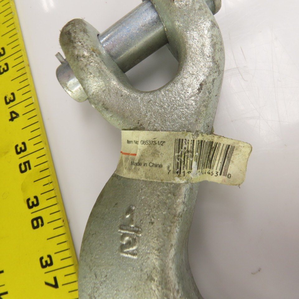 Koch 1/2" G43 High Test Clevis Grab Hook 9200 LBS Capacity