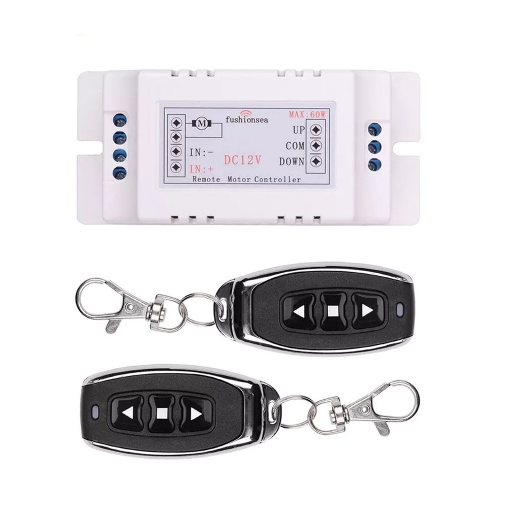 Remote Control Motor Wireless Remote Switch 12V Universal 2 Channel RF433MHz