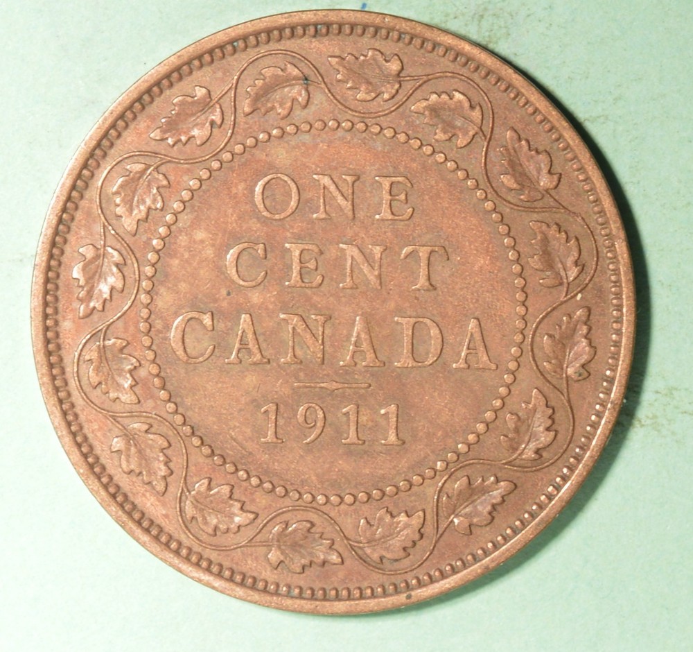 1911 - Canada Large Cent  - INV# X-43