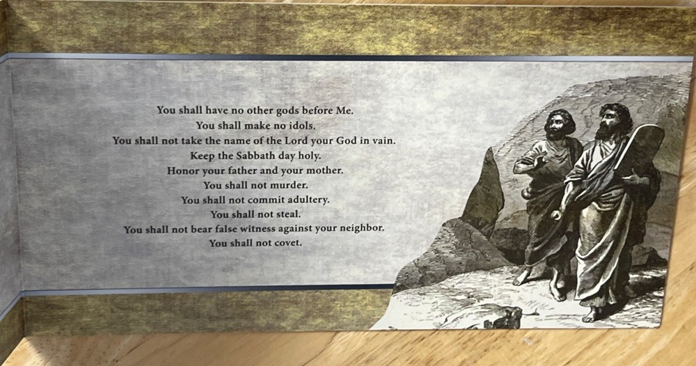 2021 Solomon Island 3g Silver Proof Dollar Then Commandments Biblical Note