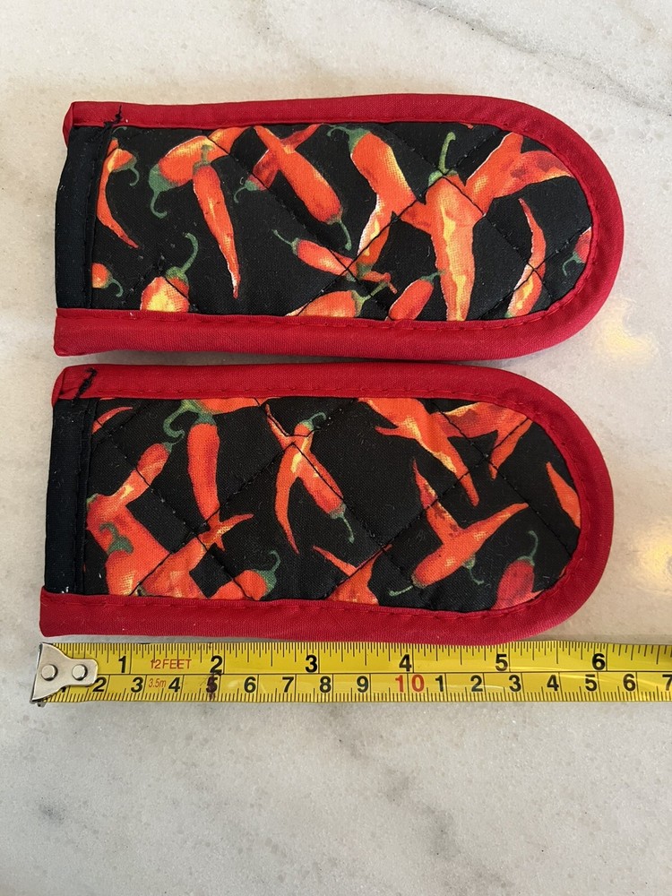 Cast Iron Pan Handle Covers Skillet Sleeve, Hot Handle Pan Sleeve Chilli Peppers