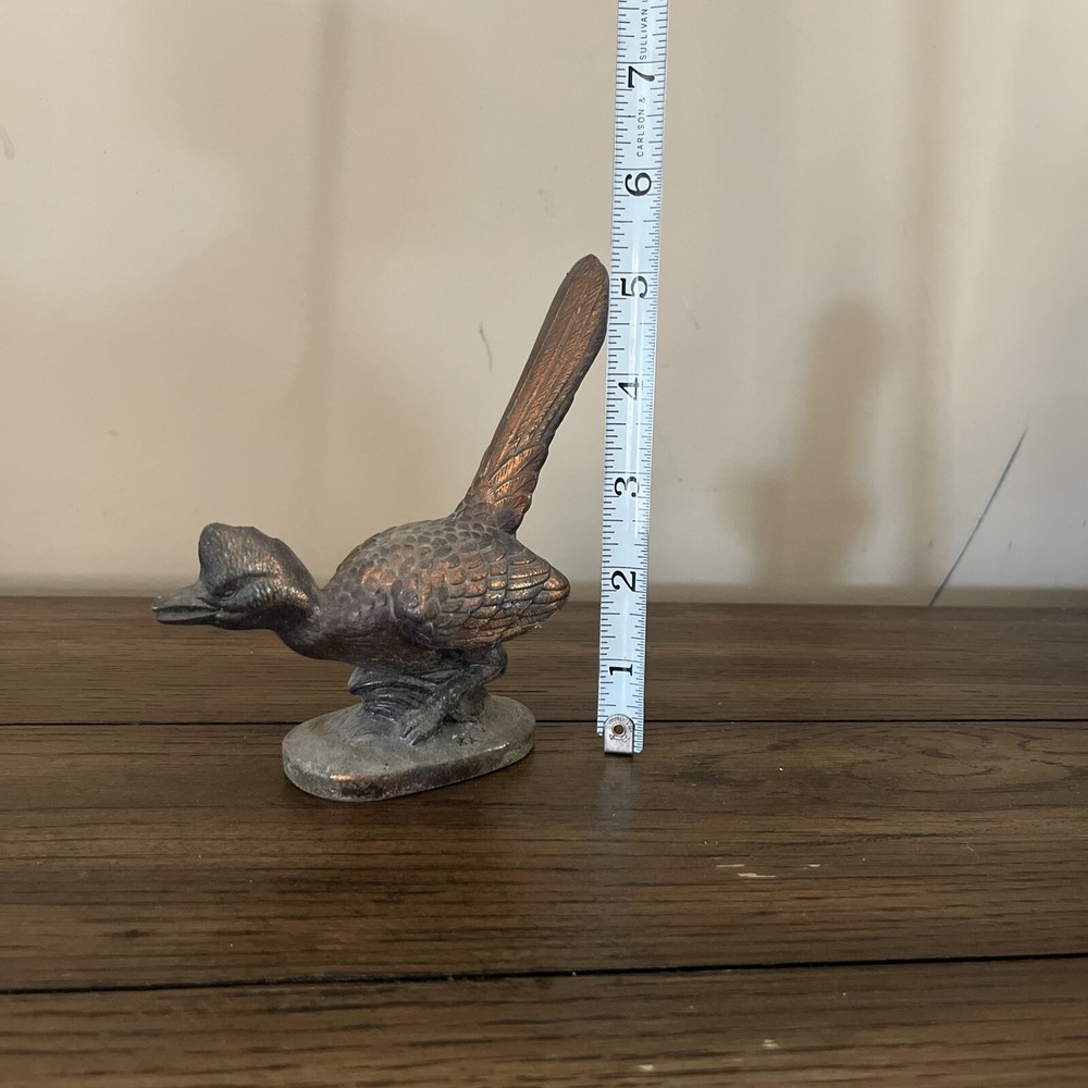 Copper Roadrunner Figure