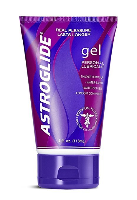 Astroglide Water Based Personal Lubricant gel 4 oz
