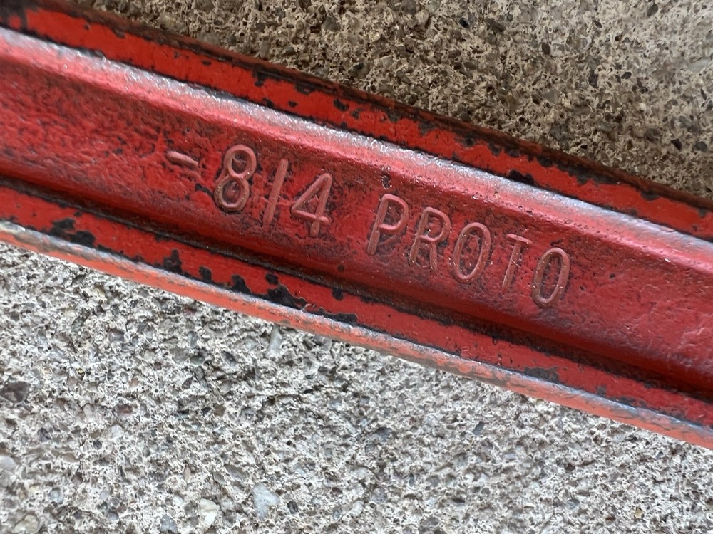 814 PROTO 14” Pipe Wrench - WORKING
