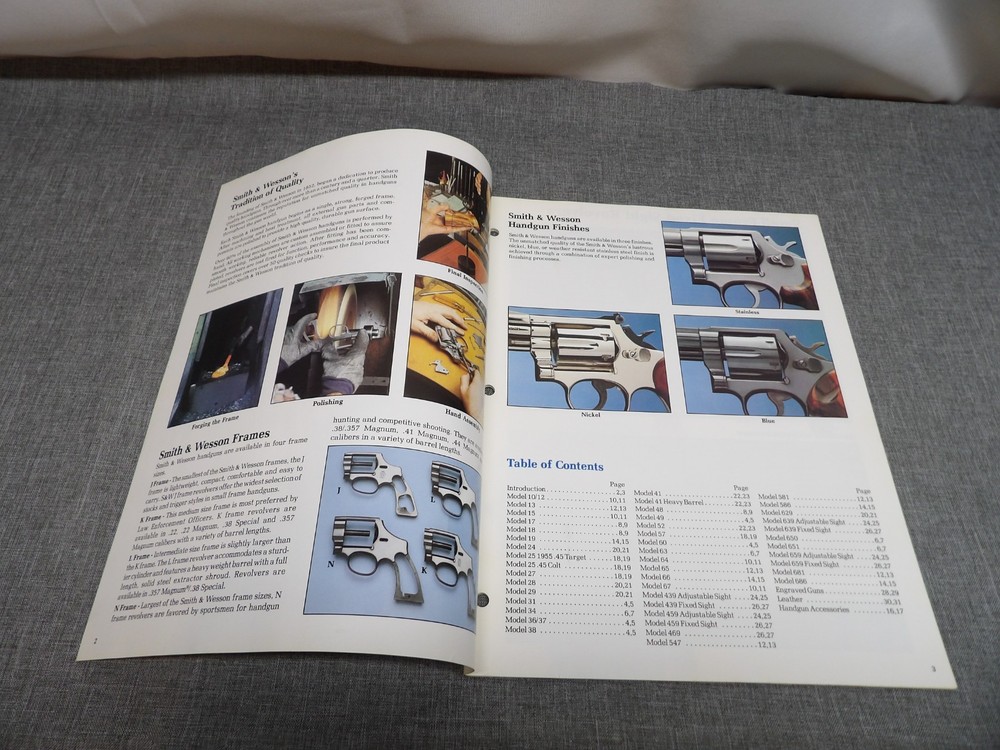 (3) Smith & Wesson Dan Wesson Gun Catalogs 1983