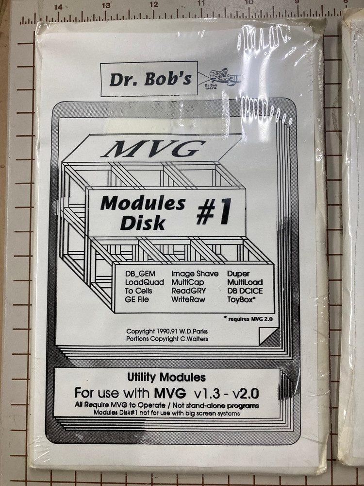 Modules #1 for MVG MultiViewer Graphica; Atari ST; Disk w/manual NOS