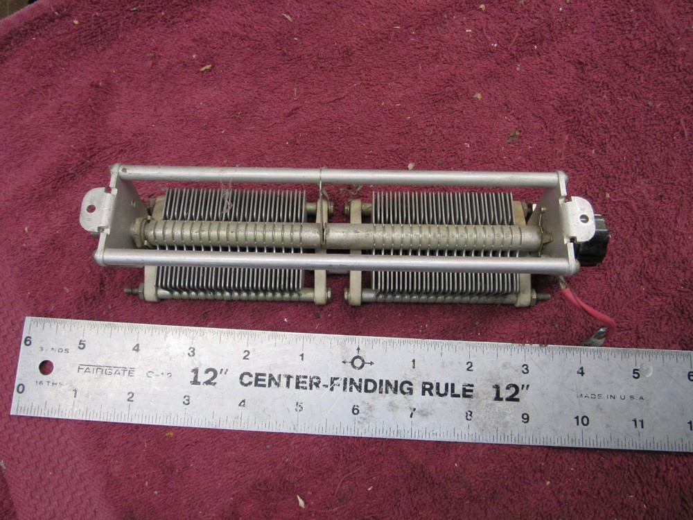 Vintage Johnson Air Variable Capacitor HAM Amplifier/Tuner 2x 20-210 pf +/-
