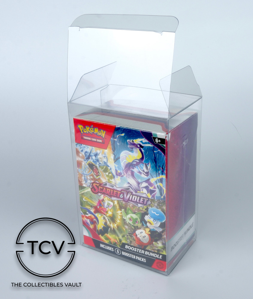 Pokémon Booster Bundle Box Protector - 0.6mm Thick - Strong Plastic (1-25 Pack)