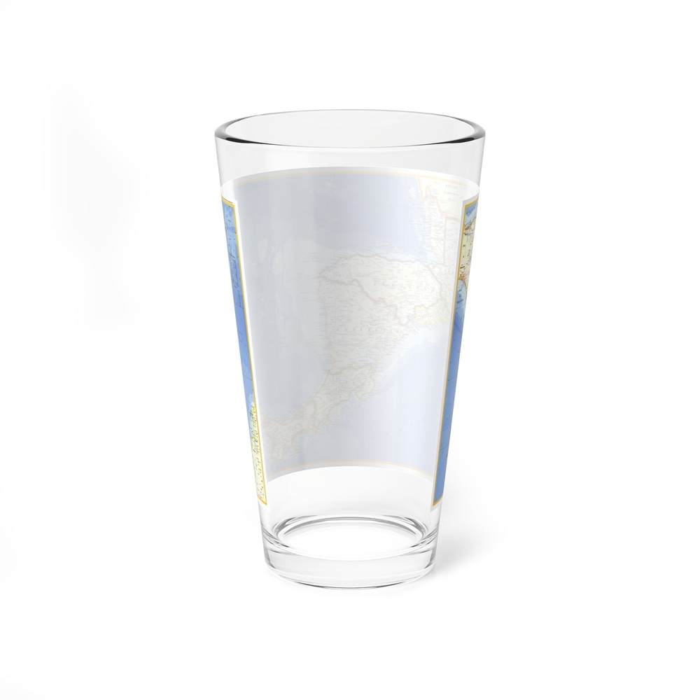 Central America (1973) (Map) Pint Glass 16oz