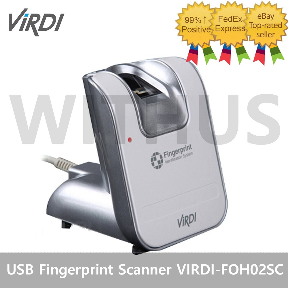 Virdi FOH02SC USB Fingerprint Scanner Card Reader - Tracking