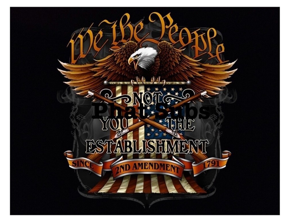 Sublimation Print 2nd Amendment Ready to Press Heat Transfer