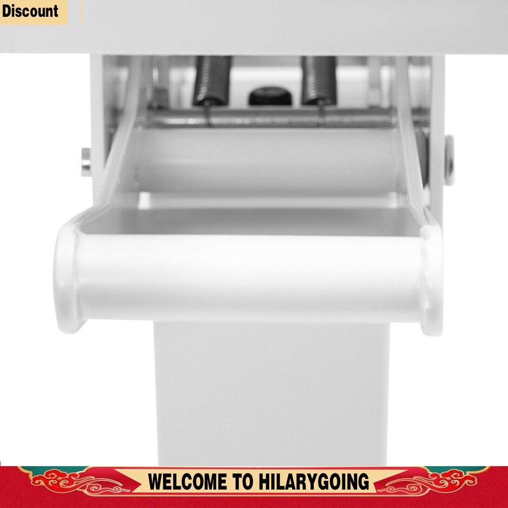 Adjustable 10°-30° Rolling Podium Desk Standing Lifting Computer Desk White