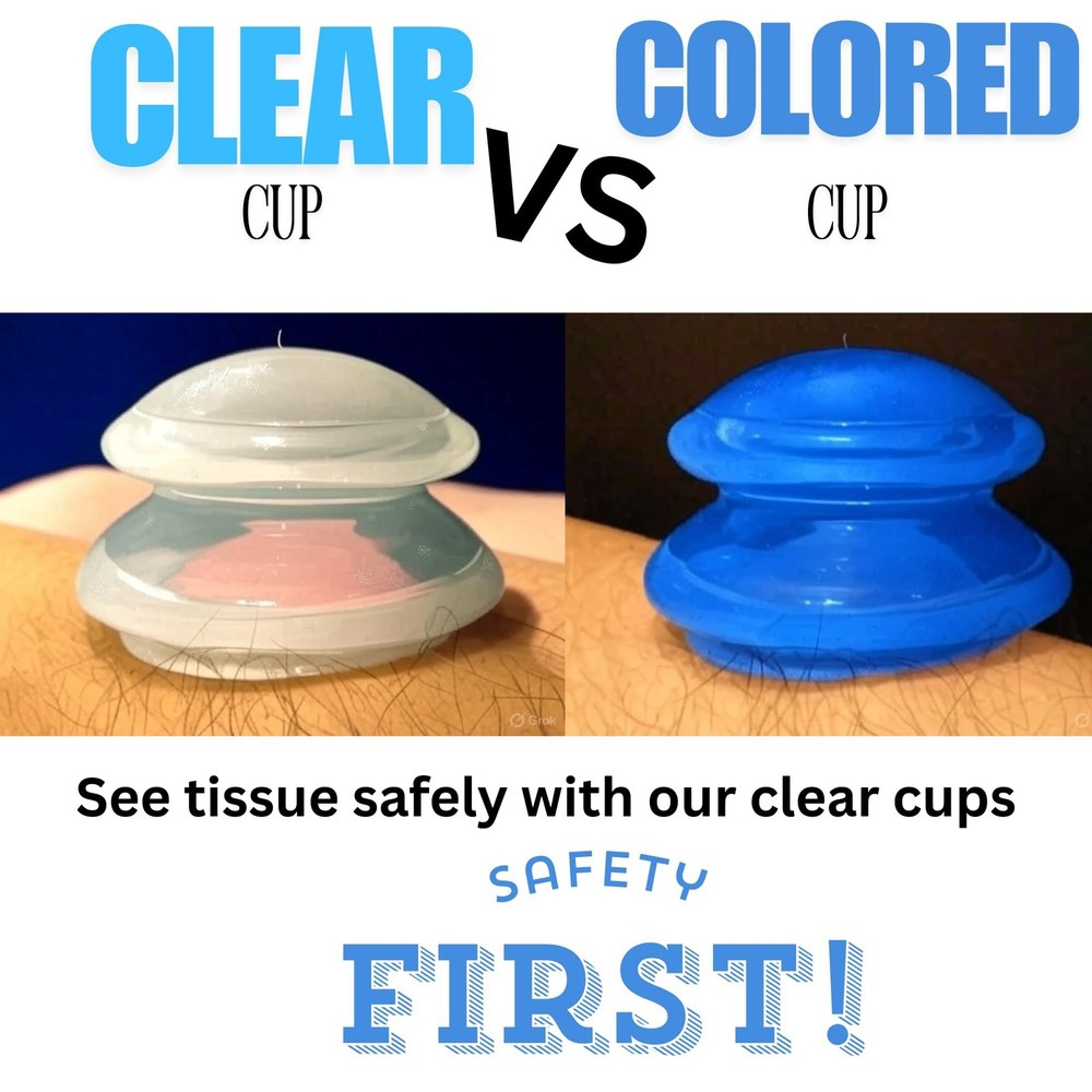 Cupping Warehouse Supreme 4 Intermediate Pro 5560 Beginner Silicone Cupping S...