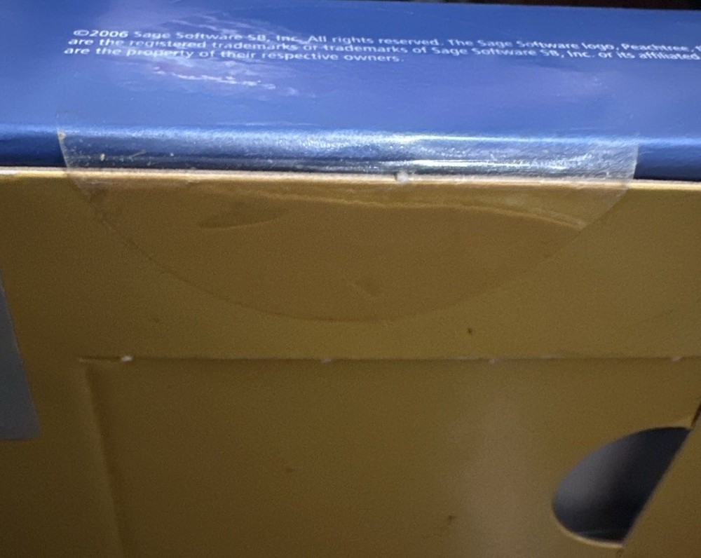 Peachtree Complete Accounting 2007 Sage Sealed Education Version PC