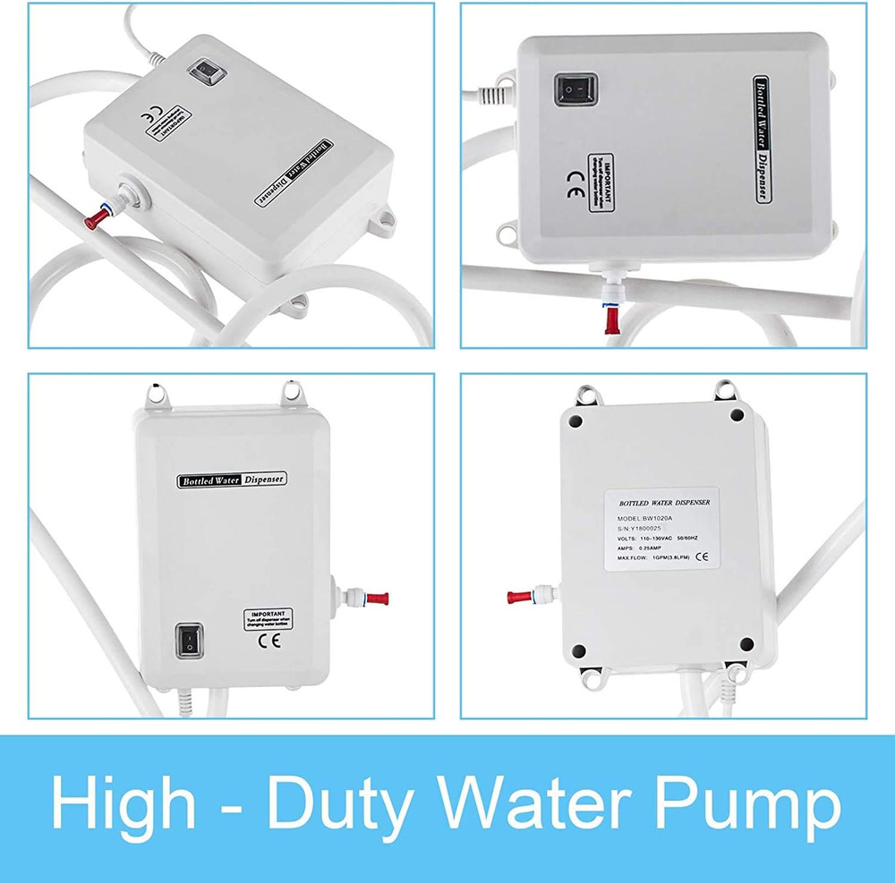 Bottled Water Dispenser Pump System, 2X5 Gallon Dispensing System, Automatic Ele