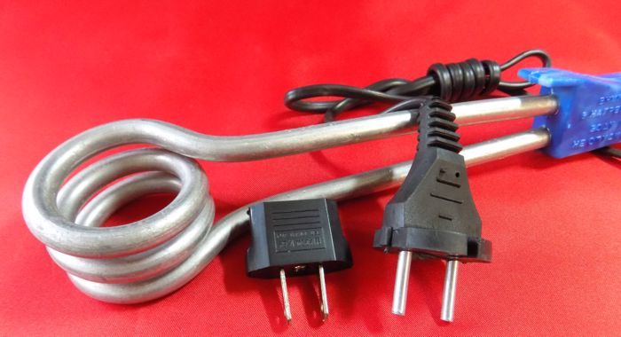 WATER BOLIER HEATER PORTABLE Immersion Element 110-220 Volt 1200 WATT USA CA EU