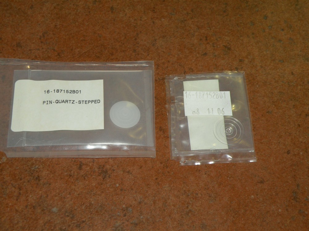 (12) Quartz Stepped Pins ASM 16-187152B01 NOS