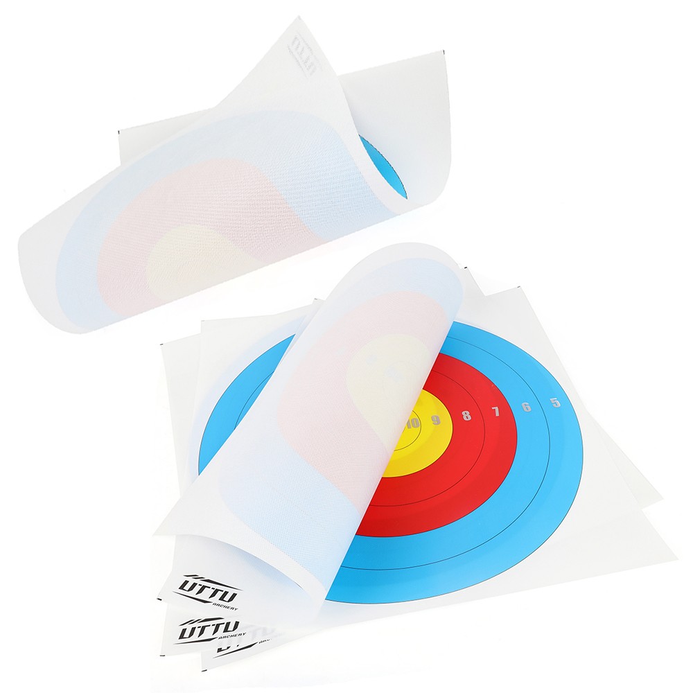 Non-Woven Target Paper Standard Archery Bow Arrow Competition Target Practice10X