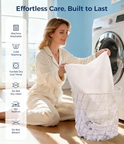 Waterproof Mattress Protector Size, Soft Breathable Mattress Pad Queen White